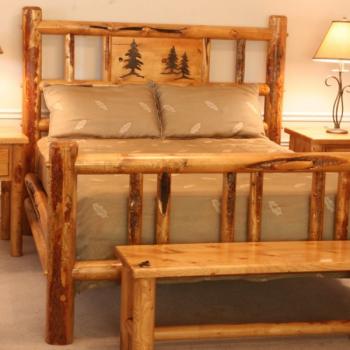 lodge pole pine furniture - log furniture - furniture