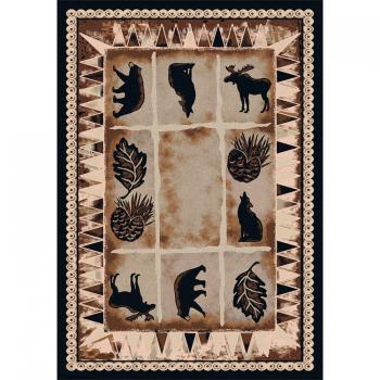 Elegant cabin themed rugs Wildlife Area Rugs The Cabin Shop Elegant cabin themed rugs Wildlife Area Rugs The Cabin Shop