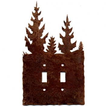 Metal Switch Plates Rustic Light Covers Cabin Decor Metal Switch Plates