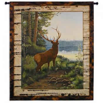 Cabin Decor -Wall Tapestries - The Cabin Shop - camping hunting fishing  decor - bear decor - Fishing Decor - Dog Decor