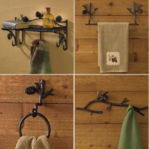 Cabin Bath Accessories & Rustic Bathroom Decor