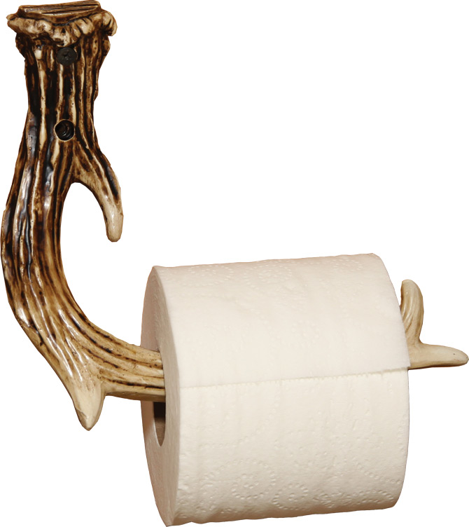 Buck Antler Toilet Paper Holder