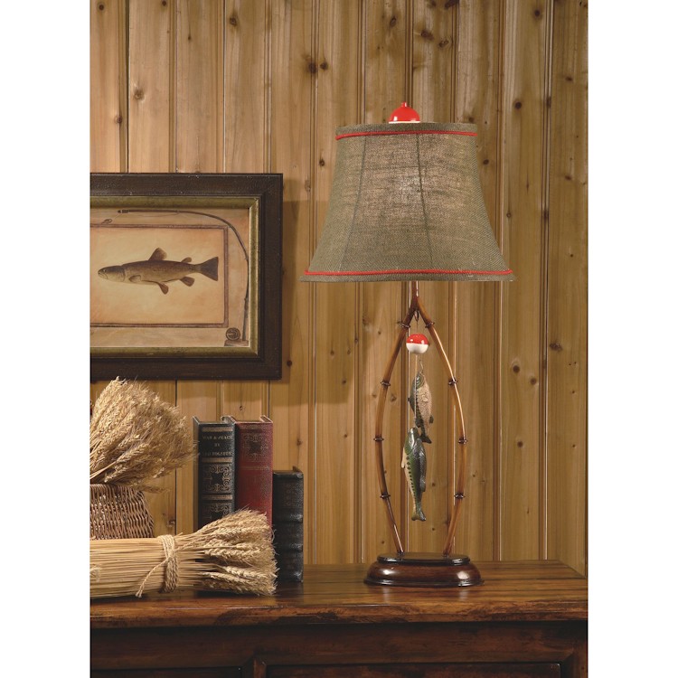 fish table lamp