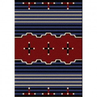 Blue Big Chief Area Rugs