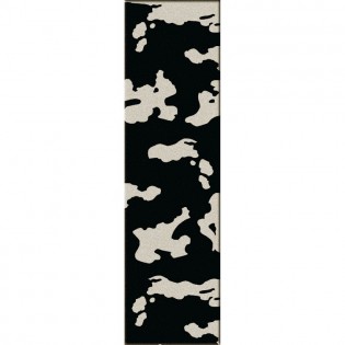 Black and White Cowhide Runner