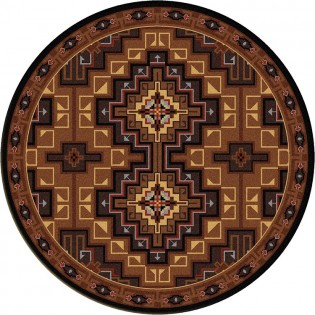 High Rez Round Rug