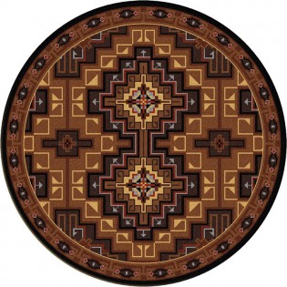 High Rez Round Rug