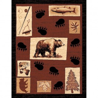 Bruin Lodge Rug 2x3