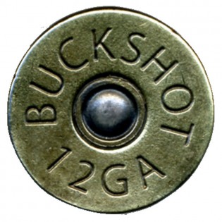 Antique Brass Shotgun Shell Knob