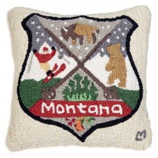 Montana Patch Wool Pillow
