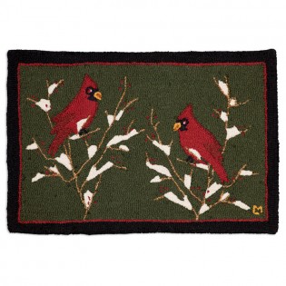 Cardinal Hooked Wool Rug