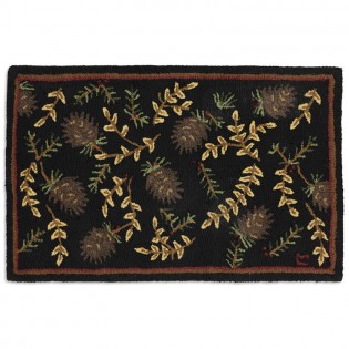 Willows and Cones Accent Rug
