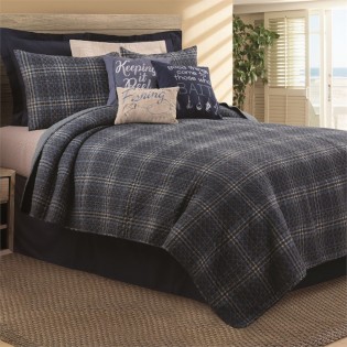 Anthony Plaid Twin Quilt Set