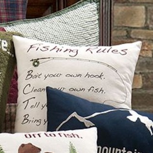 Fishing Rules Pillow