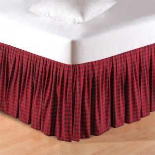 Buffalo Check Bedskirt - King