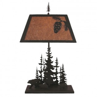 Evergreen Bear Table Lamp