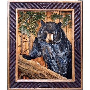 Bear in Tree Wall Art