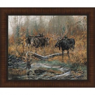 Fall Ritual Framed Moose Print