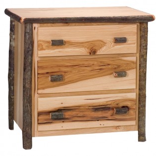 3 Drawer Hickory Dresser-Premium Line-Traditional Finish