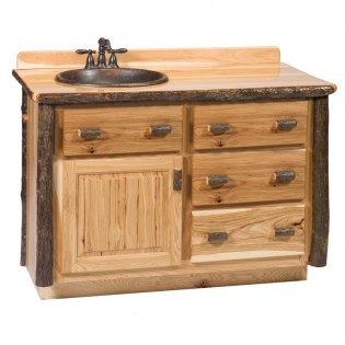 Hickory Vanity-With Top-4 Foot