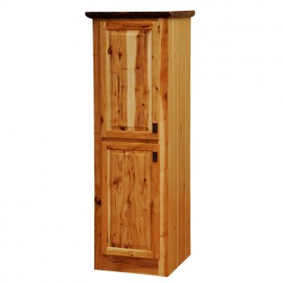 Hickory Linen Cabinet-Single Doors