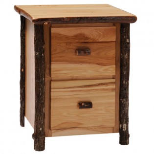 Hickory File Cabinet - 2 Drawer