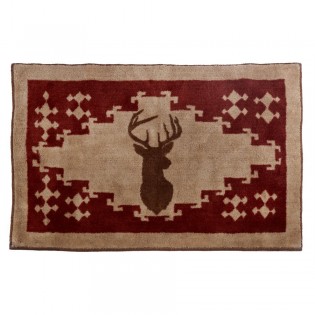Deer kitchen and bath rug 