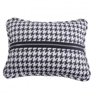 Houndstooth Oblong Pillow