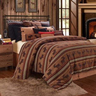 Bayfield Moose Duvet Set - Twin