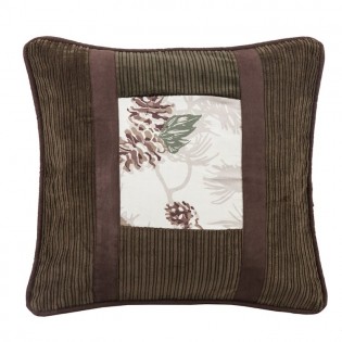 Pinecone and Cord Pillow