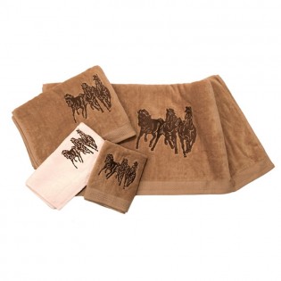 3 Horses Towel Set