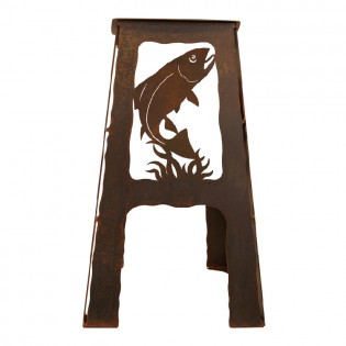 Trout Metal Bar Stool