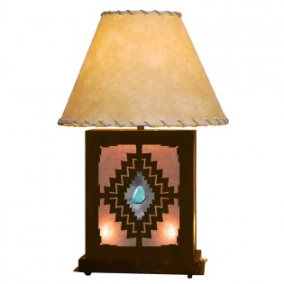 Scenic Desert Diamond Table Lamp