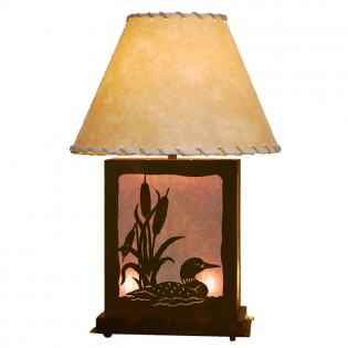 Scenic Loon Table Lamp