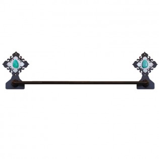 Western Gem Stone Hand Towel Bar