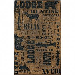 Rustic Escape Area Rug - 8x10