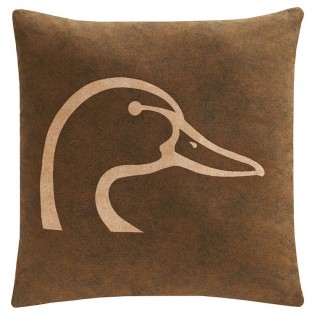 Ducks Unlimited Brown Logo Pillow