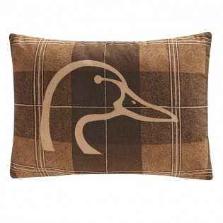 Ducks Unlimited Plaid Oblong Pillow