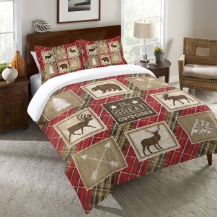 Country Lodge Duvet Cover-King