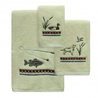 Live Love Lake Bath Towel by Bacova