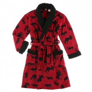 Classic Moose Bathrobe