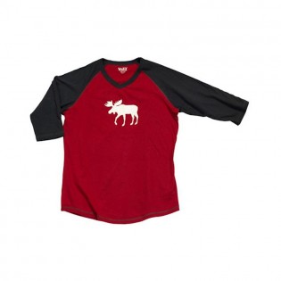 Moose Fair Isle Long Tee-Medium