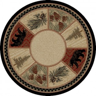 Big Timber Round Rug