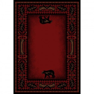 Woodland Plaid Room Size Rug