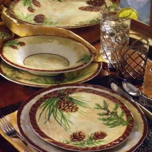 Pine Ridge Melamine Dinnerware