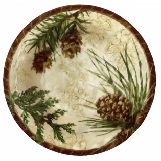 Pine Ridge Melamine Salad Plate
