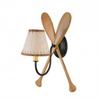 Rustic Paddles Sconce