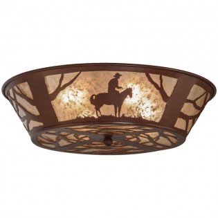 Western Cowboy Ceiling Light