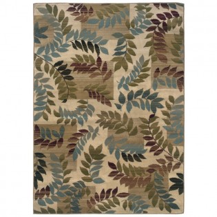 Camden Leaf Area Rug - 3x5