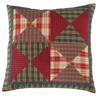 Country Cabin Quilted Accent Pillow